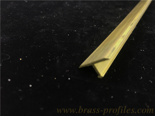 China Small Size Brass T Bar Copper Tee Strip for Floor Decoration supplier