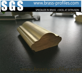 China Chinese manufacturer brass stairs handrail brass extrusion profiles supplier