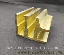 China Copper Alloy Extruding Profiles Copper Materials for Decoration supplier