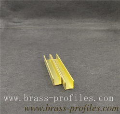 China Polished Extruded U Channel Quality Products with Copper Brass Materials supplier