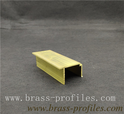 China Extruded U Channel Industrial Products with Copper Brass Materials supplier
