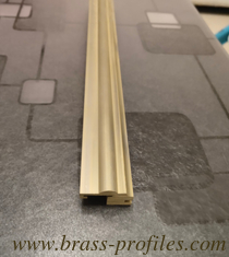China C26800 Brass Alloy Materials Decoration Extruded Copper Brass profile supplier