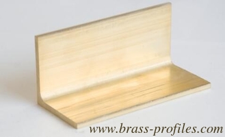 China Decorative Copper Profiles Brass-L Shape Brass Profiles L for edge supplier