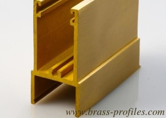 China Brass H-Profile Bar Brass H Zinc Brass U Angles Copper Zinc H Sections supplier