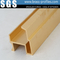 Decorative Customized Copper Extruding Building Material Profiles supplier