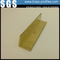 Durable Solid Brass L Shape Door Channel / Copper Alloy Profiles supplier