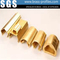 Extruded Copper Handrail profiles Brass Stair Armrest Frames supplier
