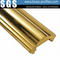 Industrial Extruding Handrailing Alloys Golden Brass Hand Rail supplier