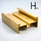 Shining Copper Extruded Profiles Brass Extruding Window Head Sections supplier