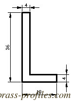 Solid Brass Single Post L Sections Aging Copper L Corner Framing supplier