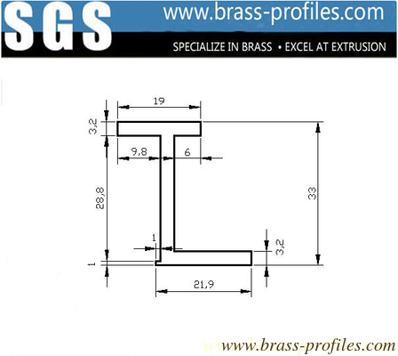 Solid Brass Single L Sections and Straight Copper L Corner Sheet supplier