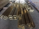 12INCH Copper Alloy U Shape and Brass Extrusion U Channel for Decoration supplier