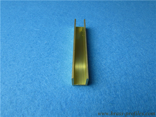 25mm*15mm C3800 Copper Alloy U Shape and Brass Extrusion U Channel supplier