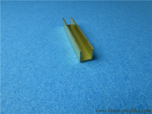 25mm*15mm C3800 Copper Alloy U Shape and Brass Extrusion U Channel supplier