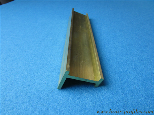 Solid Brass Window Stop Bead Adjuster Brass H Sections Profiles supplier