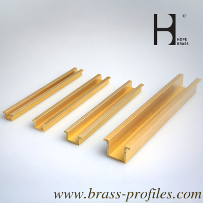 Custom Width Brass Extruded U Channel for Optimal Industrial Performance supplier