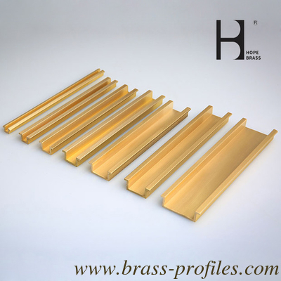 Custom Width Brass Extruded U Channel for Optimal Industrial Performance supplier