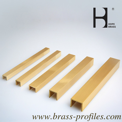 Customizable Hardness Brass U-Shaped Channel for Industrial Applications supplier