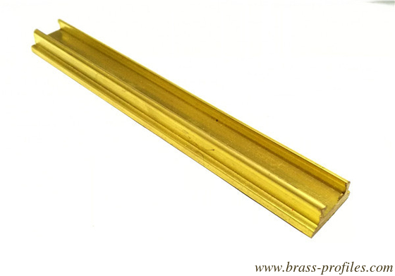 C38000  Brass Extrusion Shapes Lead Brass Extrusion Profiles for Decoration supplier