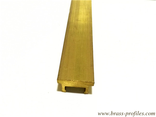 C38000  Brass Extrusion Shapes Lead Brass Extrusion Profiles for Decoration supplier