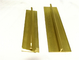 Customized Polished Brass T Bar Polishing Copper T Slot Framing supplier
