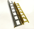 Solid Polish Brass Stair Nosing Step Edging Brass Stair Strip supplier
