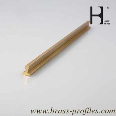 Outdoor Brass T Profiles With Specific Sizes For Outside Decoration supplier