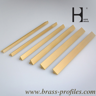 Outdoor Brass T Profiles With Specific Sizes For Outside Decoration supplier