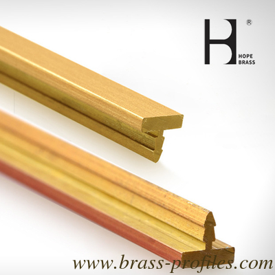 Golden Copper T Profiles and Brass T Profiles With Specific Sizes supplier