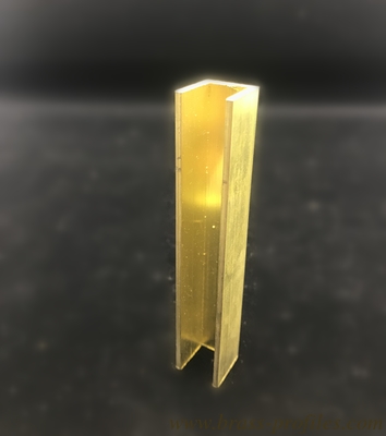 Brass U Section And Extruded U Channel With Copper Materials supplier