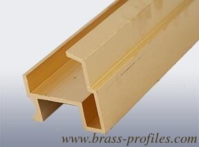 Shinning Golden Color for Brass Door Window Frame Profile Copper Alloy Window Hardware supplier