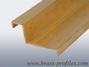 Shinning Golden Color for Brass Door Window Frame Profile Copper Alloy Window Hardware supplier