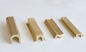 Brass Extruding U Profiles / Copper U Sections / Alloy U Frame supplier
