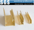Decorations For Sanitary Ware / Brass Extruding Bathroom Profiles supplier
