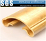 Copper Alloy Handrail Shapes / Architectural Brass Handrail Shapes supplier