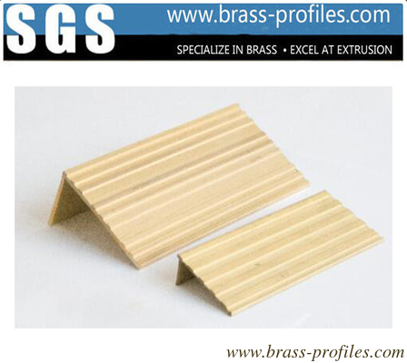 Solid Brass Single Post L Sections Aging Copper L Corner Framing supplier