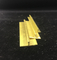 Timeless Solid Extruded Brass Metal T Shape Parts with 8 ft Length supplier