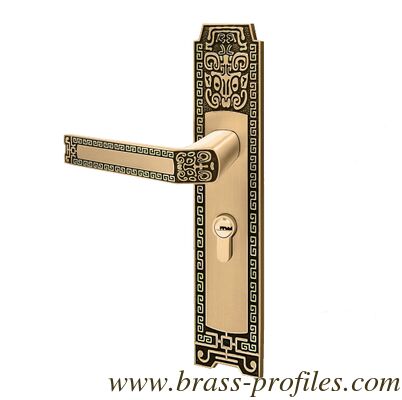 Durable Copper Lock with Solid Brass Forged Lever and Faceplate Ideal for Entrance and Dummy Applications on Wooden and Metal Doors supplier