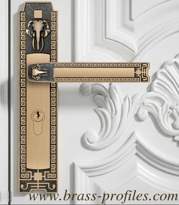 Durable Copper Lock with Solid Brass Forged Lever and Faceplate Ideal for Entrance and Dummy Applications on Wooden and Metal Doors supplier