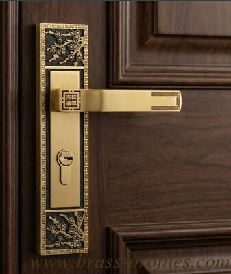 Durable Copper Lock with Solid Brass Forged Lever and Faceplate Ideal for Entrance and Dummy Applications on Wooden and Metal Doors supplier