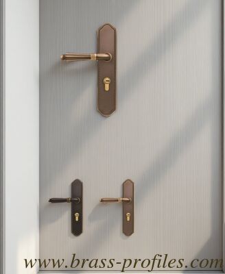 Solid brass forged Copper Lock featuring grade A lock core and multiple mortise lock options compatible with wooden and metal doors supplier