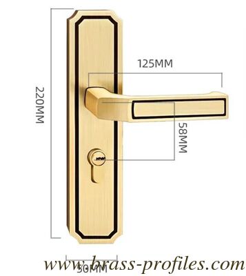 Copper Lock Mortise Lock with Solid Brass Cylinder and Forged Faceplate Ideal for Wooden and Metal Doors Grade A Lock Core supplier