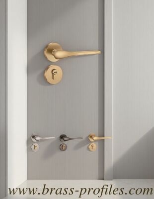 Durable Copper Lock with Solid Brass Forged Lever and Faceplate Ideal for Entrance and Dummy Applications on Wooden and Metal Doors supplier