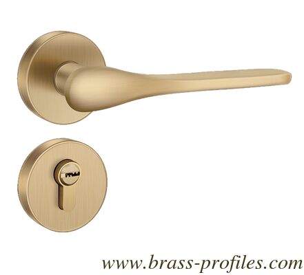 Durable Copper Lock with Solid Brass Forged Lever and Faceplate Ideal for Entrance and Dummy Applications on Wooden and Metal Doors supplier