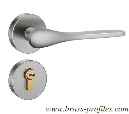 Durable Copper Lock with Solid Brass Forged Lever and Faceplate Ideal for Entrance and Dummy Applications on Wooden and Metal Doors supplier