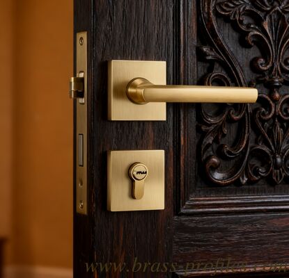 Copper Lock solid brass forged dummy lock with grade A lock core suitable for wooden and metal doors and multiple mortise lock options supplier