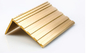 Luxurious Straight Copper Alloy Brass Stair Nosing For Villa supplier