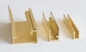 Brass U Section Brass Channel Brass Angle &amp; Profile for Decoration supplier