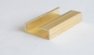 Rustproof Brass C Shape Profiles Special Brass U-Channels Brass Solid Brass Channel supplier