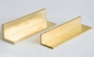 Decorative Copper Profiles Brass-L Shape Brass Profiles L for edge supplier